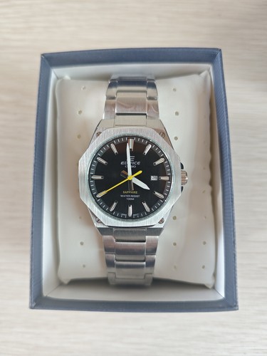 Casio edifice men black dial - men's,