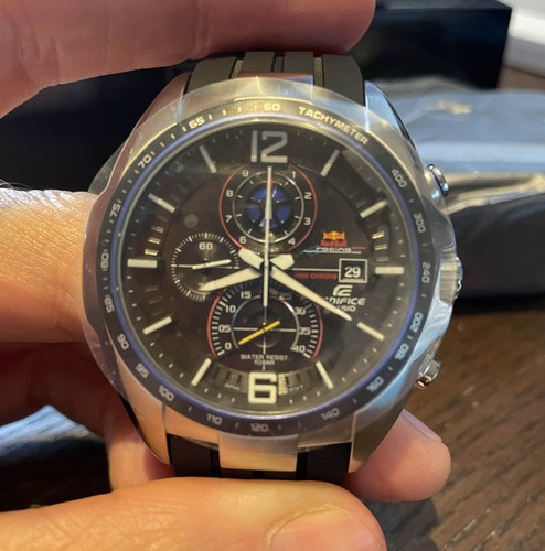 Casio edifice red bull - red,