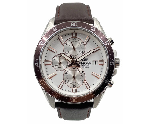 Casio edifice men leather - edifice,