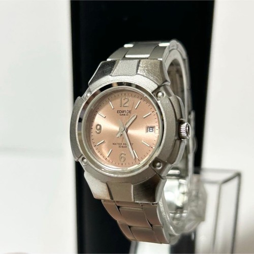 Casio edifice date pink - edifice, dial