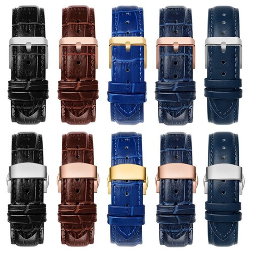 Genuine leather watchband - leather,