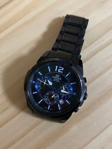 Edifice watch casio - watch, (black)