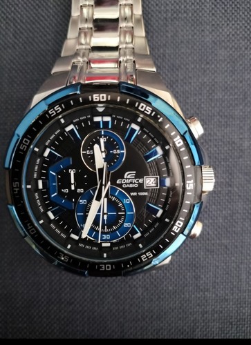 Edifice black blue silver - black,