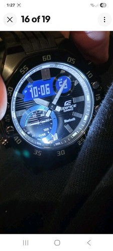 Casio edifice ecb - casio, ecb-10pb-1a